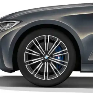 Bestseller Roată completă de iarnă - M Double Spoke 790M (bright turned) cu anvelopa Continental Winter Contact TS860S SSR - 225/45R18 95V XL - BMW Seria 3/4 G20/G21/G22/G23/G42 - punte față