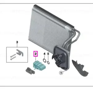 Electrovalva debit agent frigorific (R1234YF), sistem climatizare - BMW Seria 3 G20 G21, i3L G28, i4 G26, iX3 G08, X3 G01 Transport gratuit