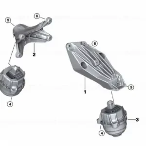 Tampon motor, dreapta - BMW X3 F97M, X4 F98M Transport gratuit