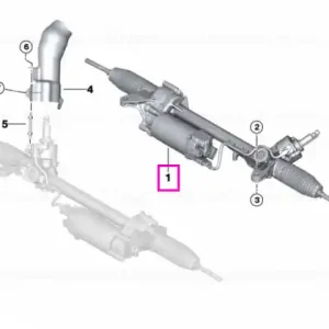 Retur gratuit Caseta de directie, electrica (12V) - BMW Seria 5 G30 G31, Seria 6 G32GT, Seria 7 G11 G12