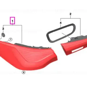 Cumpără acum Stop lateral dreapta - BMW Seria 4 G22 G82M4 (versiune USA)