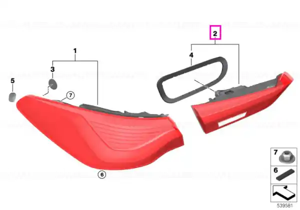 Premium Stop dreapta, pe hayon - BMW Seria 4 G22 G23 G82M4 G83M4 (versiune USA)