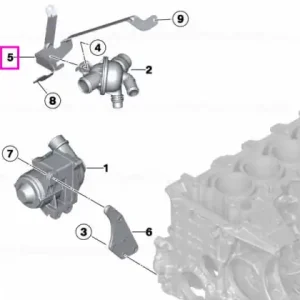 Preț redus Suport termostat - BMW Seria 6 F06 F12 F13